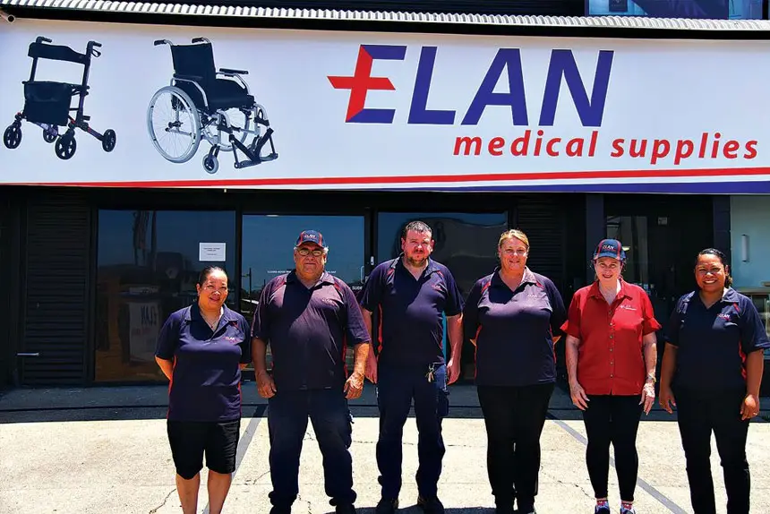 DREAM TEAM: Elan Medical Supplies Queensland is blessed with experienced staff who genuinely care for the people they are serving.