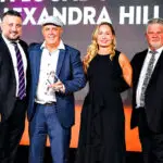 WINNING TEAM: Frank Spano, Dan Rigney, Jacki Rigney and Colin Frazer at the Queensland and Northern NSW IGA Awards on the Sunshine Coast.