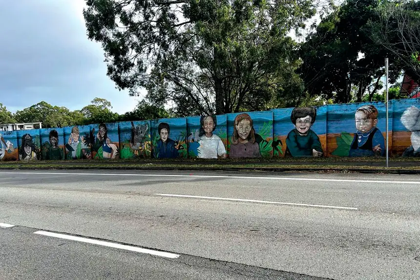 ONGOING DEBATE: The wall sits on State-controlled land, limiting the ability of Redland City Council to intervene directly.