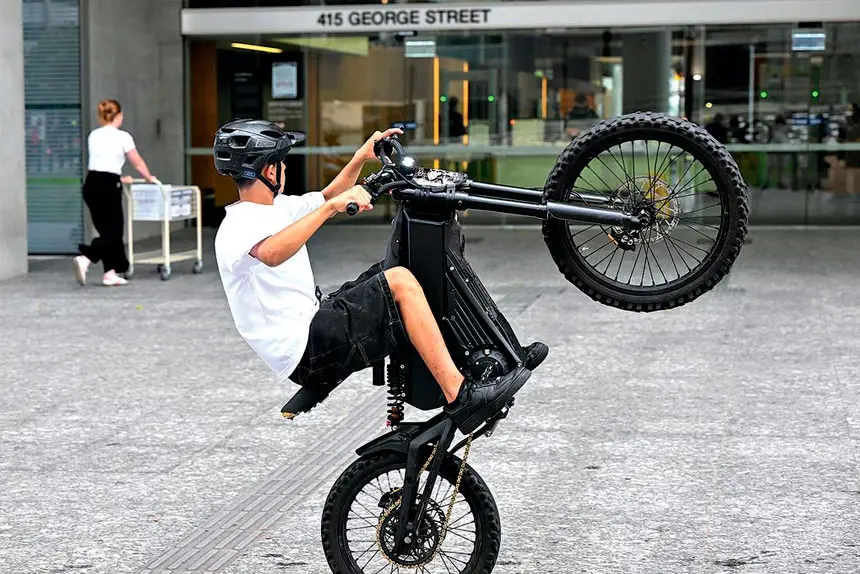 STATE CRACKDOWN: Dangerous e-bike riding will be punished with heavy fines.