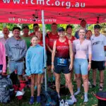 WINNING TEAM: Back row, from left, Robyn Kemp, Stuart Kemp, Dave Murtagh, Anthony Della, Rory Carter, Michael Pelka, Tania Farlow, Darren Farlow and Neil Makepiece. Front row, from left, Olivia Jowett, Lucan O’Brien, Hannah Jowett, Bronnie Williams (behind Hannah), Kelly Phuah and Kate Gayner.