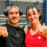 PUNCHING ON: Kipa “Tha Ripa” Keremete and Zahara “The Mad Cinderella” Lane.