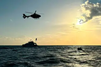 GREAT RESULT: After a race against time to locate the missing pair, they were winched to safety.