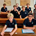 LOOKING BACK: Under the guidance of teacher Ms Horner, Victoria Point State High School students are bringing local history to life.