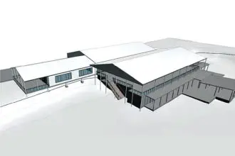 LOOKING GOOD: An artist’s impression of the expanded Russell Island Bowls Club.