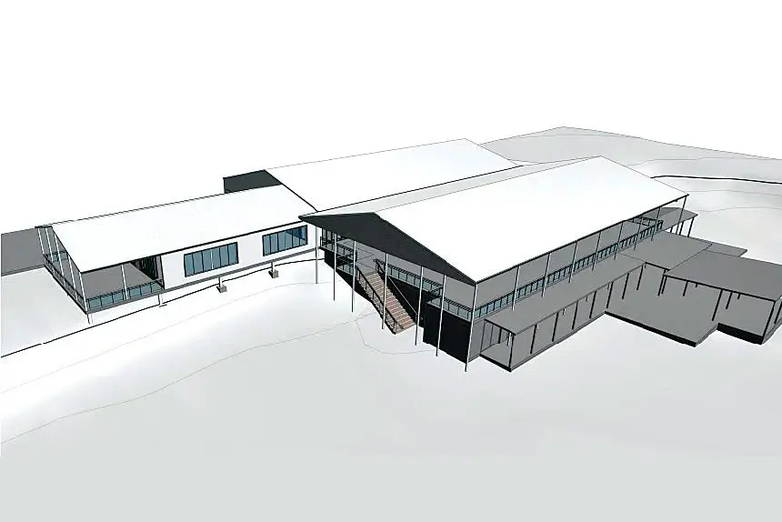LOOKING GOOD: An artist’s impression of the expanded Russell Island Bowls Club.