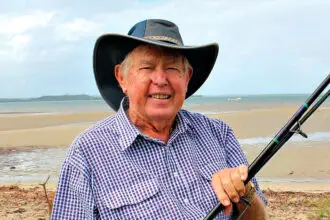 SELF SUFFICIENT: Des Stevens says catching his own fish and picking his own vegetables surpasses anything that can be bought in a supermarket.
