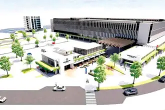 MOVING ON: An earlier concept design of the proposed Weinam Creek car park.