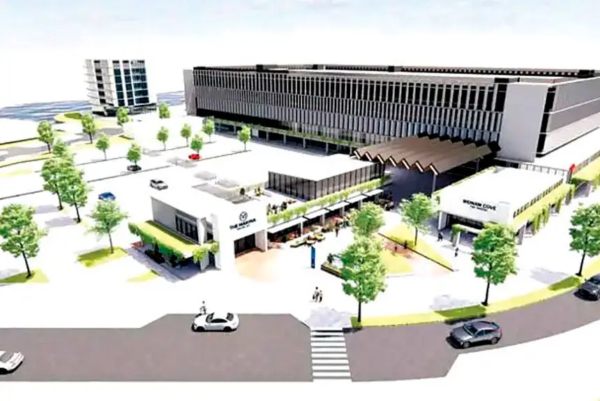 MOVING ON: An earlier concept design of the proposed Weinam Creek car park.