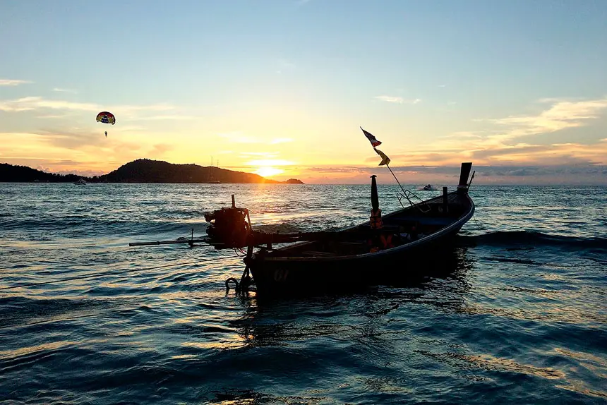 ISLAND ESCAPE: A beautiful sunset after a day in paradise is always good for the soul. PHOTO: Graeme Wilson
