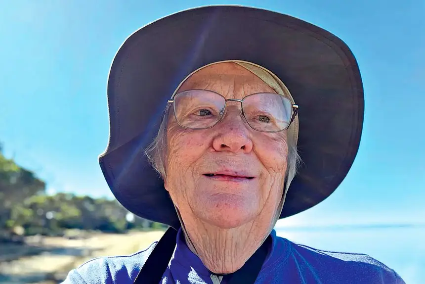 SHARING KNOWLEDGE: Educating children about fishing rules has been part of a lifetime legacy of fishing for Karolyn Campbell.