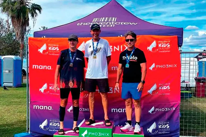 Darren Farlow made it to the podium.