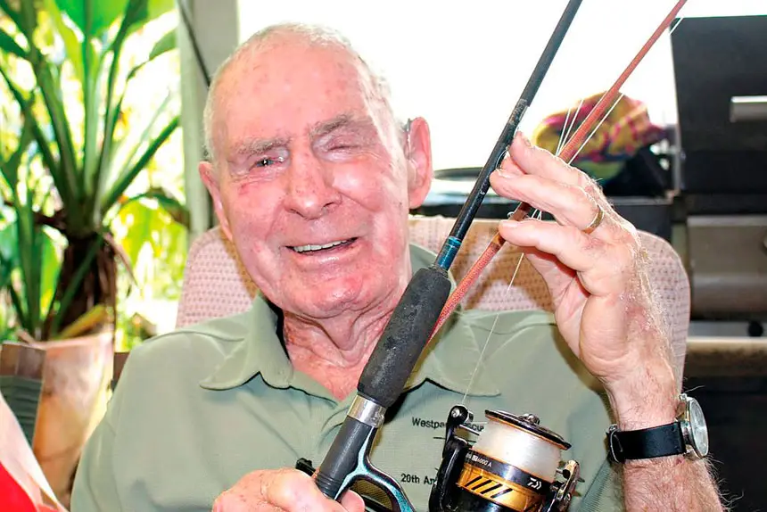 Ron Reeves has gained so much pleasure from fishing.
