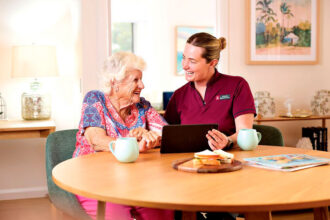 PROVIDING CHOICE: The Adventist Retirement Plus Home Care team supports older people to live independently at home through the government-funded Support at Home program.