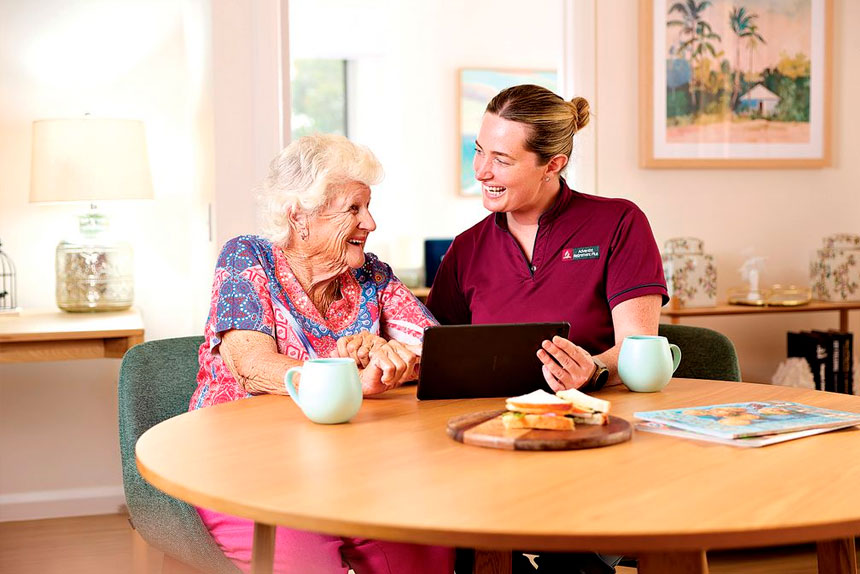 PROVIDING CHOICE: The Adventist Retirement Plus Home Care team supports older people to live independently at home through the government-funded Support at Home program.