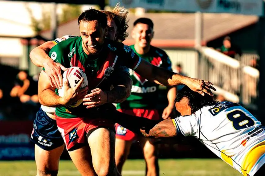 LEADING THE WAY: Seagulls captain Brendan Frei powers forward. PHOTO: Riley Harland