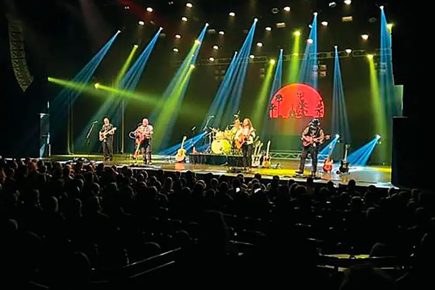 The Australian Eagles Show is set for a waterfront performance at North Stradbroke Island’s Little Ship Club on June 6 as part of its Bands on the Bay series.