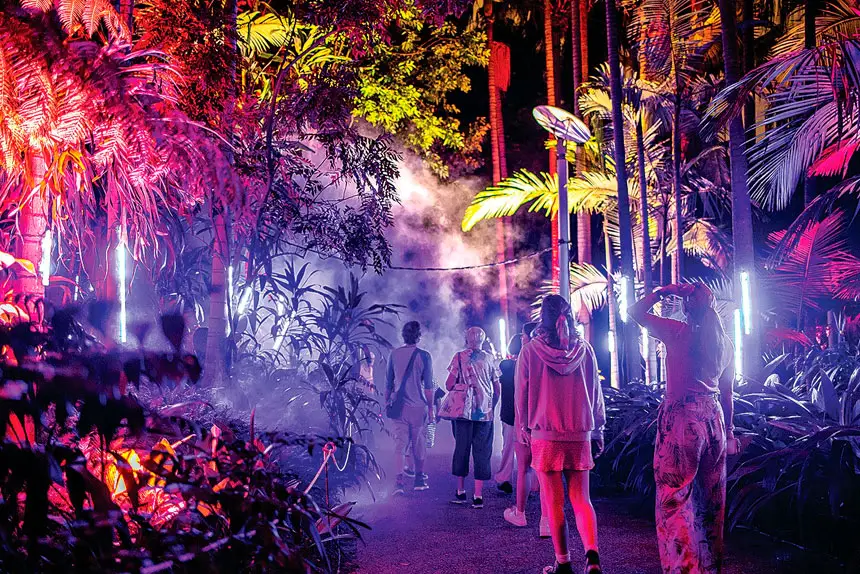 WINTER ATTRACTION: The immersive Luna Light Journey experience will feature 25 separate activations.