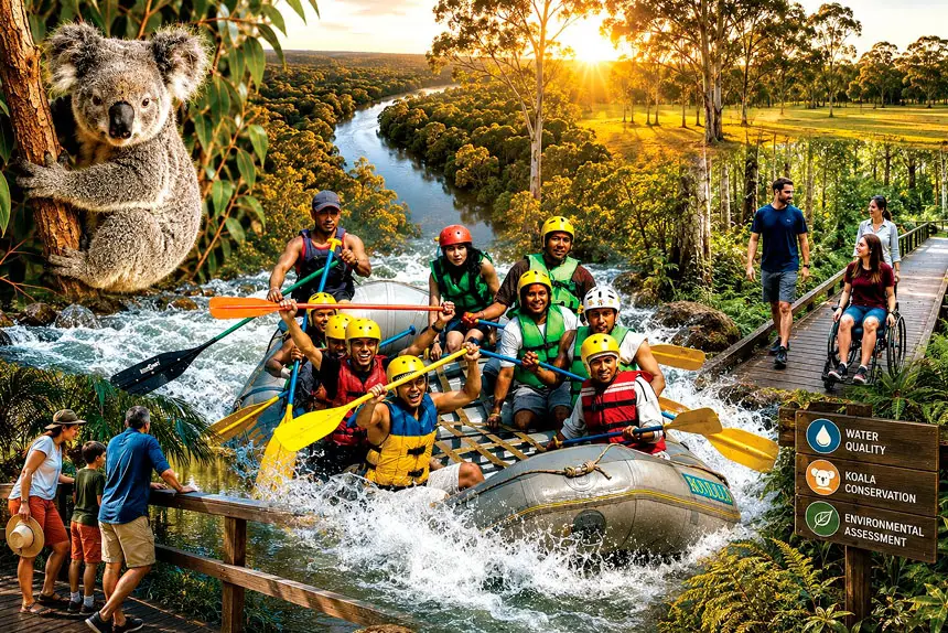 BIG PLANS: The site is planned to become home to the proposed Redland Whitewater Centre – Queensland’s only Olympic-standard whitewater facility.