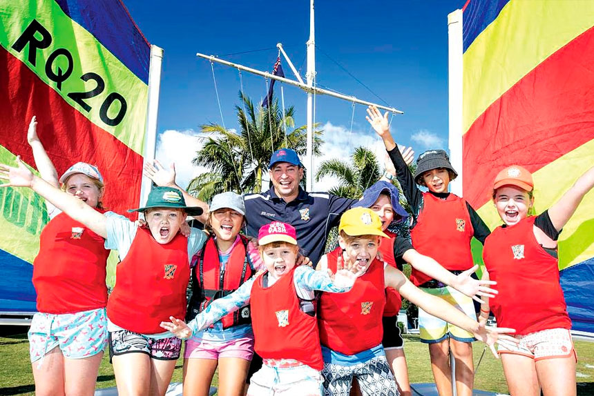 Gumdale State School is celebrating 10 years of partnership with the Royal Queensland Yacht Squadron.