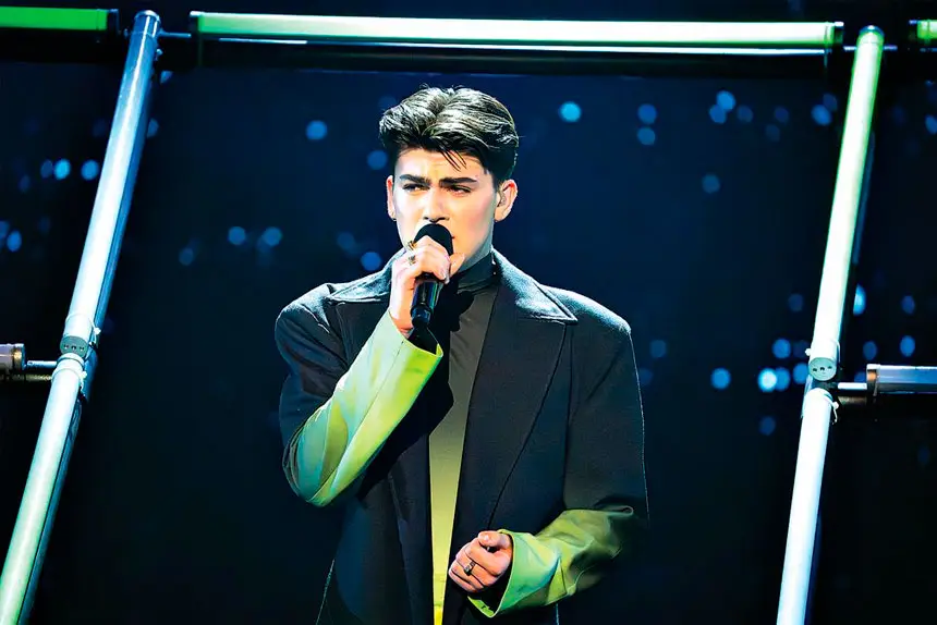 STAR POWER: Harlan Goode wows viewers of Australian Idol.