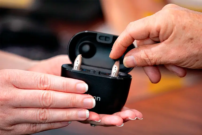 LUCKY FIND: A handy hearing aid app meant everything ended well.