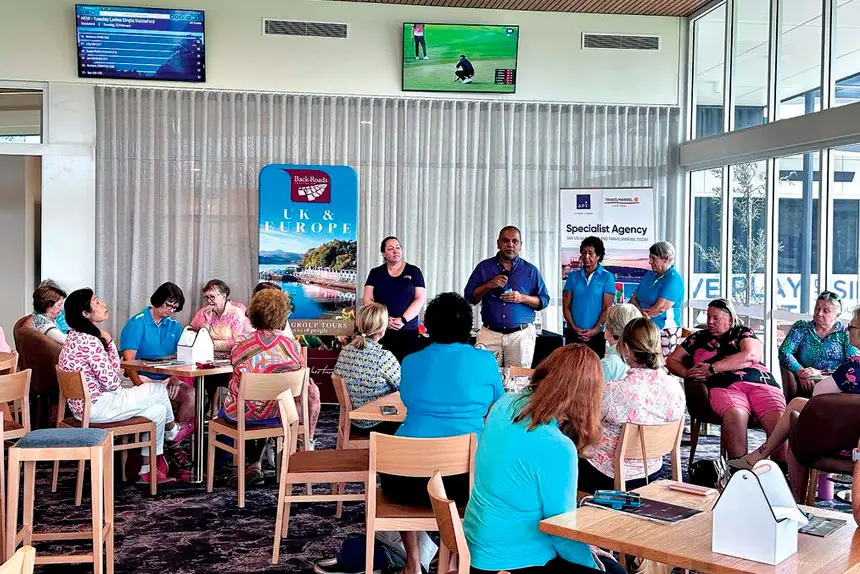 HELPING OUT: Helloworld sponsorship has been greatly appreciated by clubs such as the Pacific Golf Club Carindale.