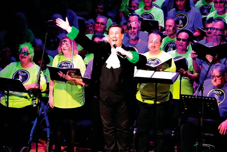 ROCK ON: Celebrated performer/conductor Jonathon Welch. PHOTO: Michelle Cop