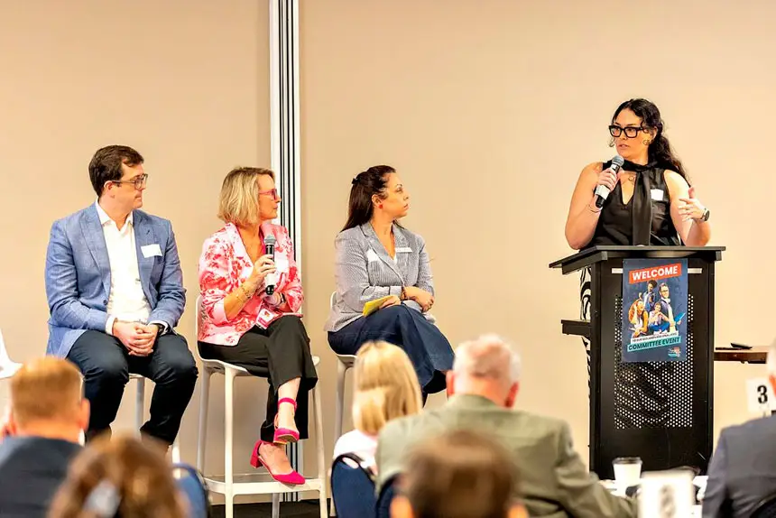 SHARING IDEAS: The Symposium involved employers, clinicians, educators, government representatives and workforce agencies.