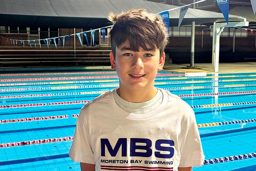 RISING STAR: Abel Hassan Sardie is aong Australia’s most exciting young multi-class swimmers.