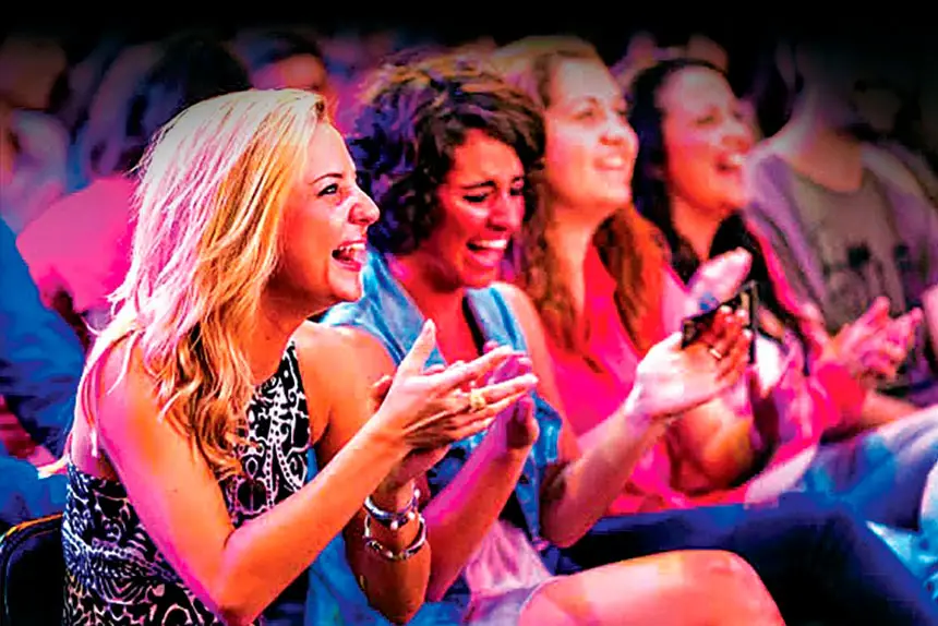HONEST FEEDBACK: Organisers say Redlands and Bayside crowds have developed a reputation for being both warm and brutally honest – ideal conditions for comedians fine-tuning their sets.