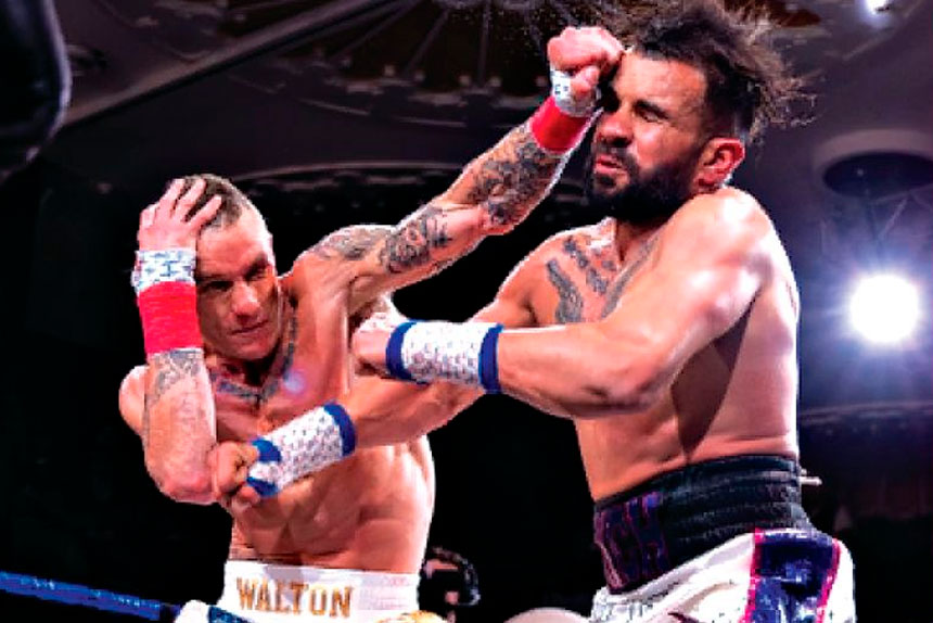 NOT ALONE: Brad Walton is quick to acknowledge the person helping make it possible away from the ring, his partner Ashley.
