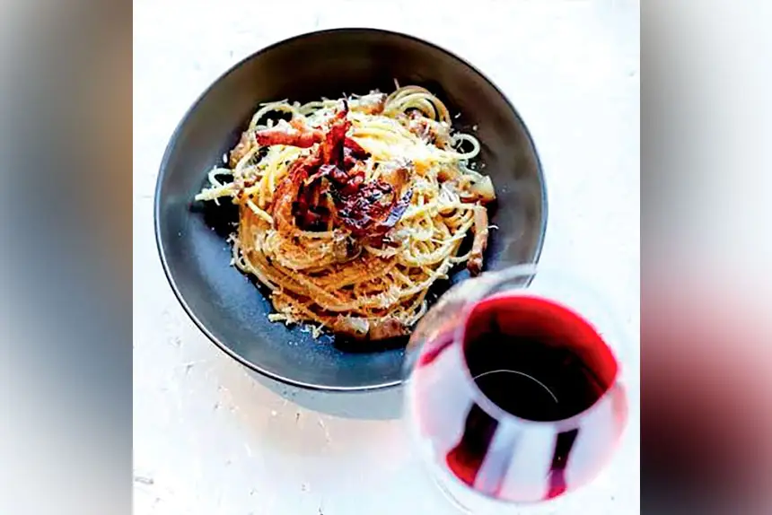 The Grove Kitchen + Bar’s Carbonara dish