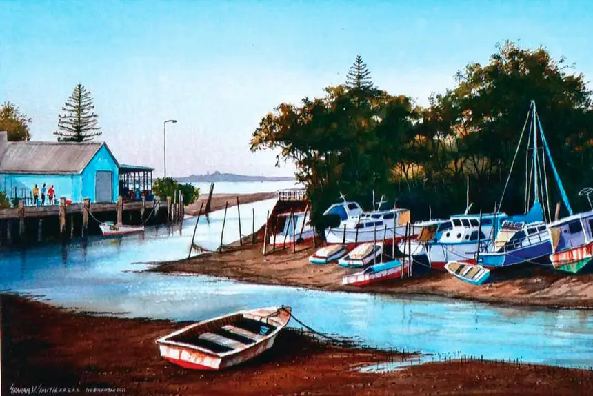 MARKETS MEMORY: The landscape painted by Graham Smith.