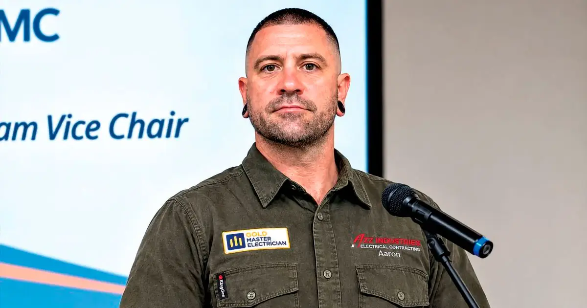KEY PROMISE: New Chamber President Aaron Weir has a firm commitment to always doing his best.