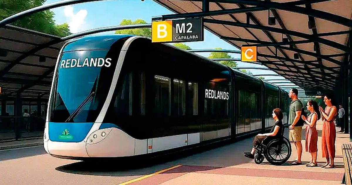 POTENTIAL ANSWER: Redland City Council supports plans for an Eastern Metro expansion.