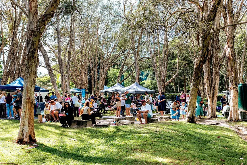 The bushland setting makes the event a popular day out for families and nature lovers. PHOTO: Redland City Council