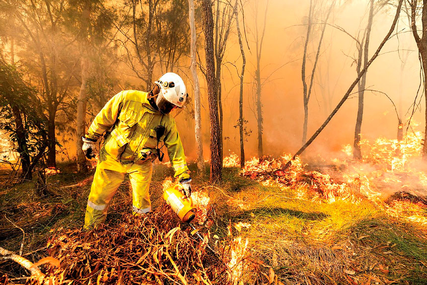 GETTING READY: Redland City Council is undertaking controlled planned burns ahead of the bushfire season. PHOTO: Redland City Council