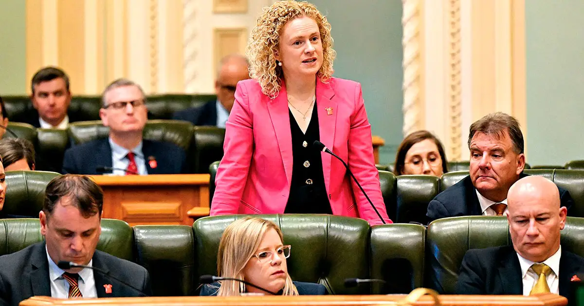 YES MINISTER. Amanda Stoker MP has earned a promotion.