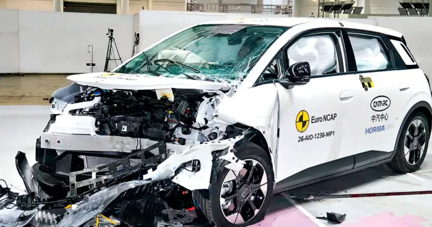 SAFETY FIRST: ANCAP highlighted the safety performance of the high-voltage batteries following a collision.