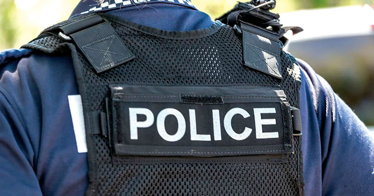 Police made two arrests at a service station.