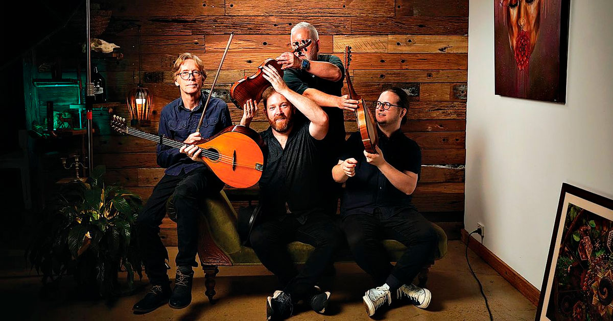 HAPPY DAYS: Irish eyes will be smiling when the quartet takes to the stage on Saturday.