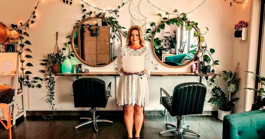 WINNING COMBINATION: Known for vibrant colour work and cuts, Rebecca Taylor’s salon blends hairdressing with mindfulness and healing.