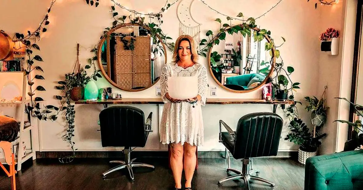 WINNING COMBINATION: Known for vibrant colour work and cuts, Rebecca Taylor’s salon blends hairdressing with mindfulness and healing.