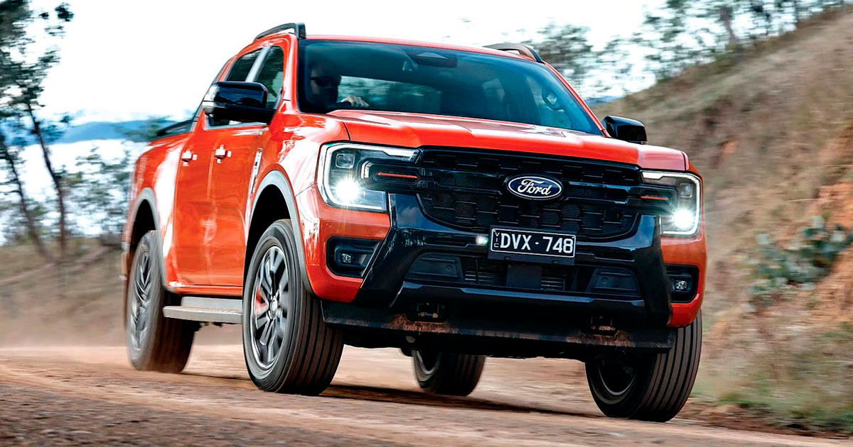 The Ford Ranger surged back to top all sales.