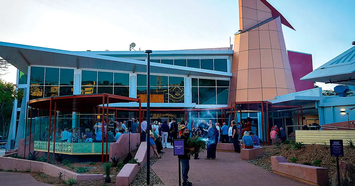 QUEENSLAND WINNER: The Redland Performing Arts Centre forecourt.
