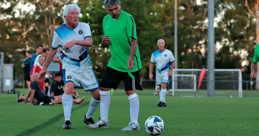 NEVER TOO OLD: Players in the Over 70s World Cup remain as competitive as ever.